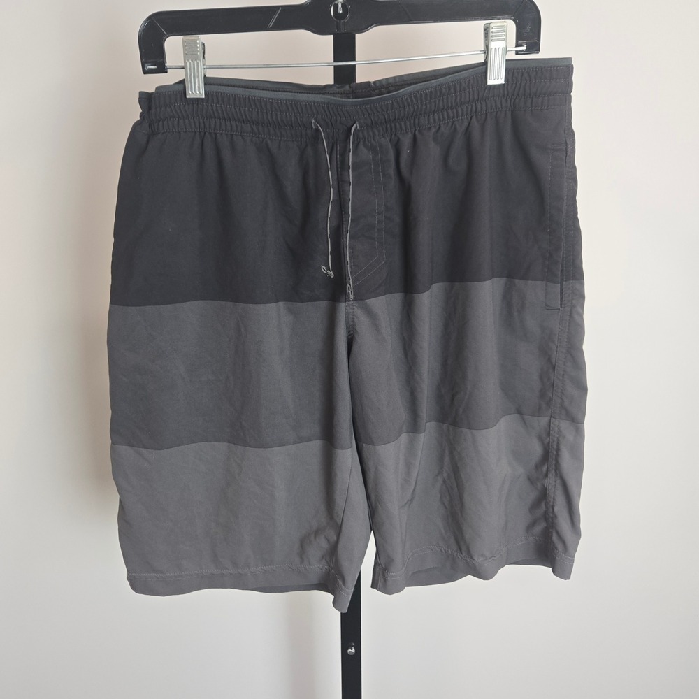 Kuhl Mens Grey Black Colorblock Hybrid Shorts Quick Dry Unlined 5241 Size Medium